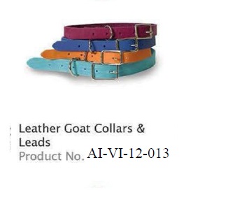 LEATHER GOAT COLLARS AND LEADS